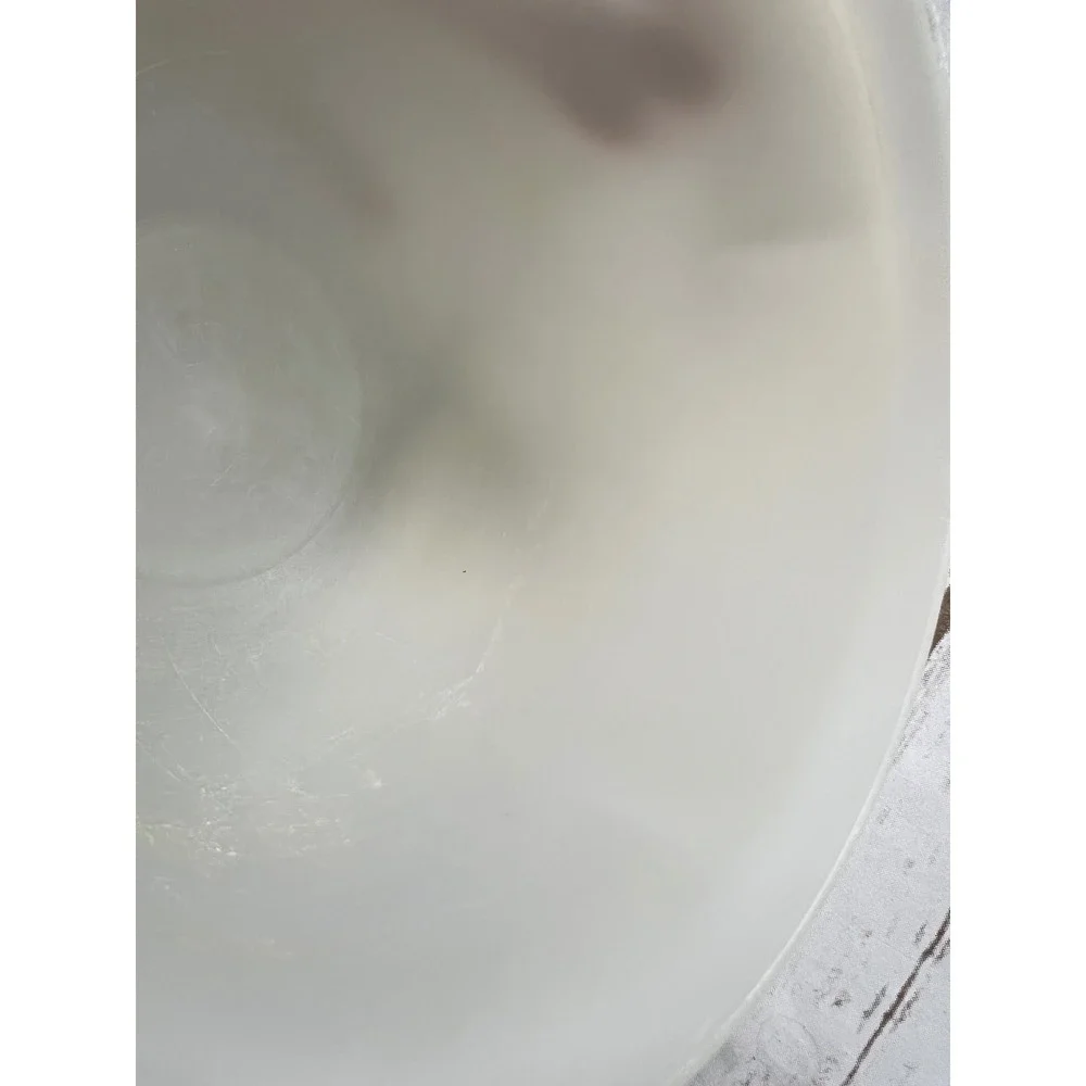Tupperware Mixing Bowl White Vintage Plastic Round NO LID Small 5 inch